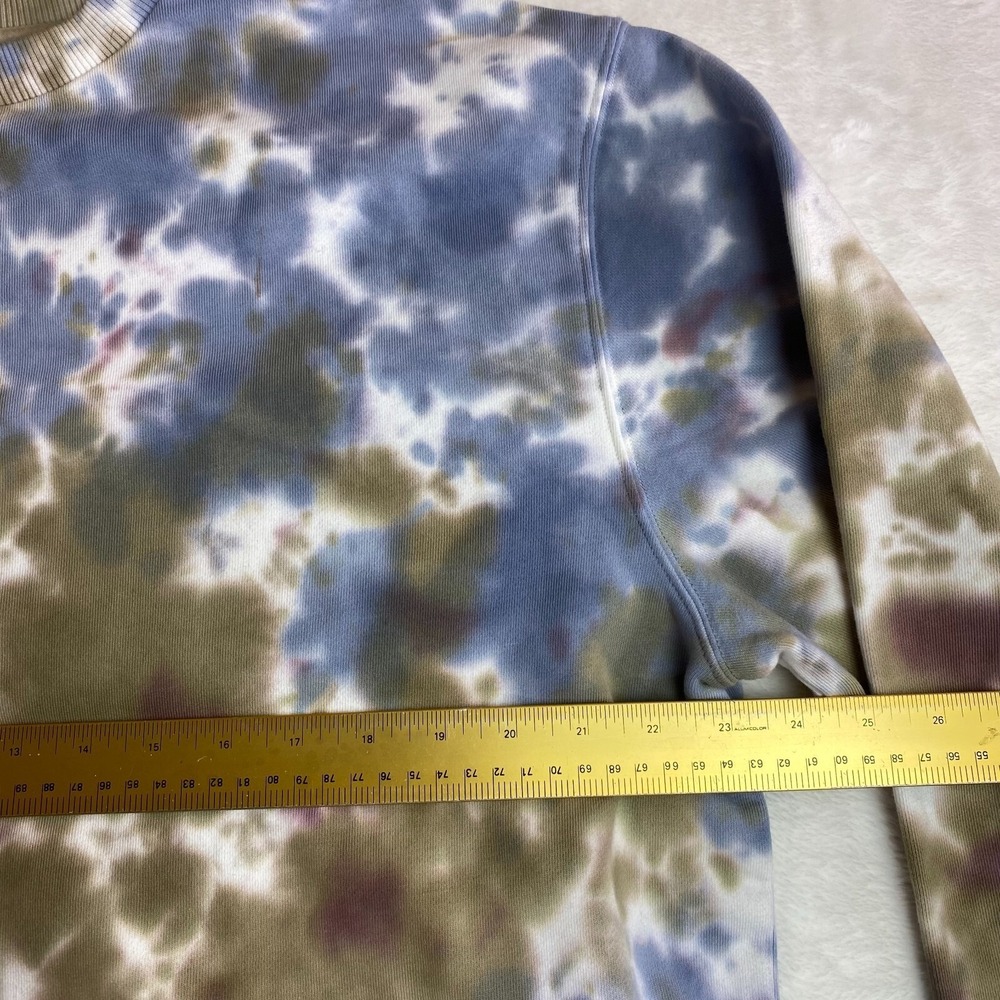HUGO Crew Neck Sweatshirt Tie Die All Over Print Size XL Trippy Streetwear Black - Picture 3 of 6